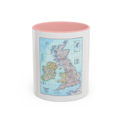 British Isles (1979) (Map) Accent Coffee Mug