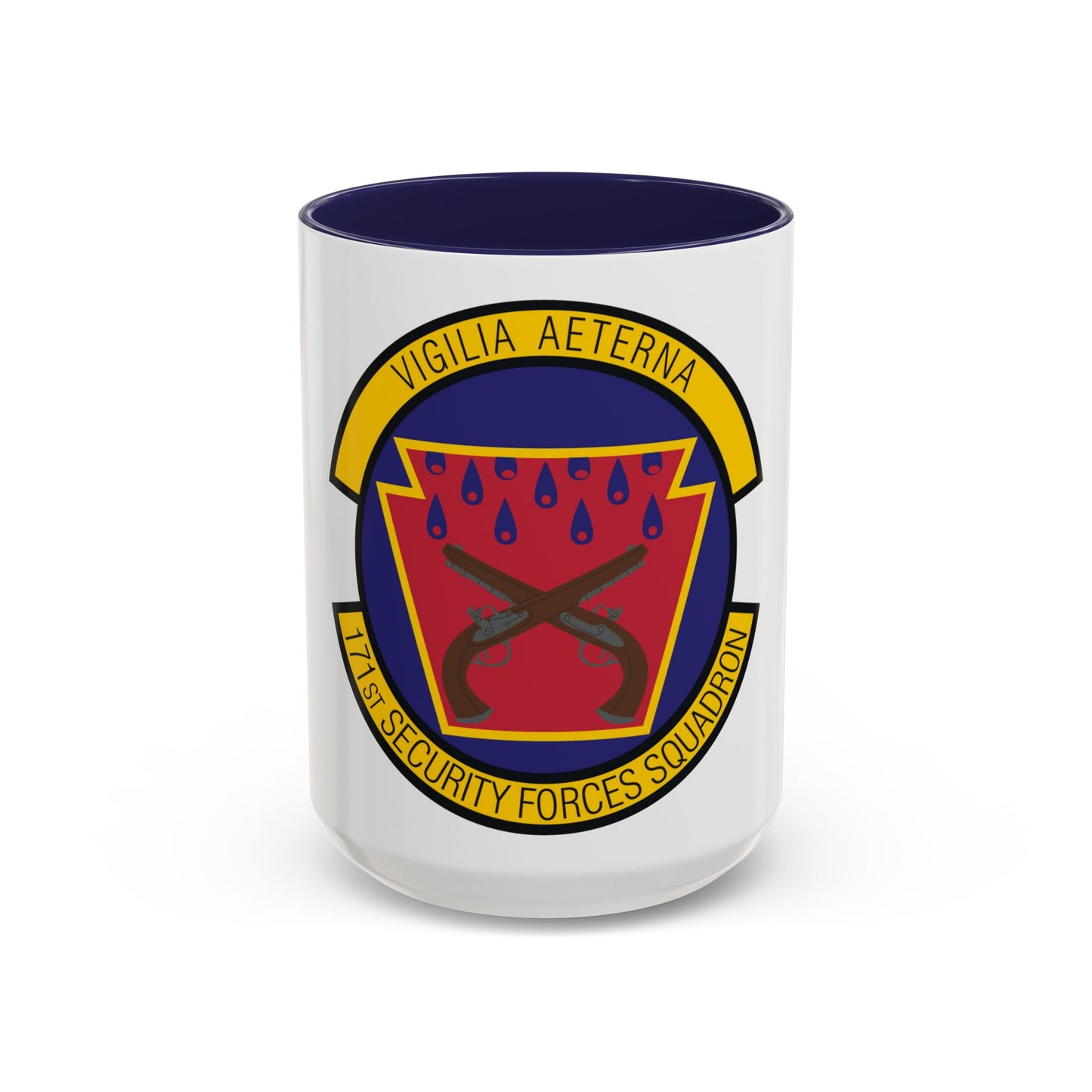 171st Security Forces Squadron (U.S. Air Force) Accent Coffee Mug