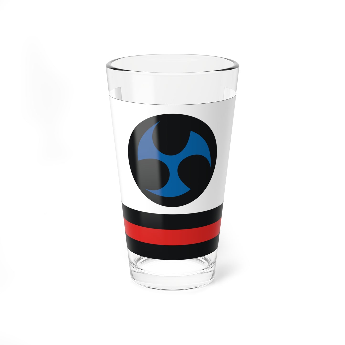 Ryukyu Islands flag until 1875 bordered (Japan) Pint Glass 16oz