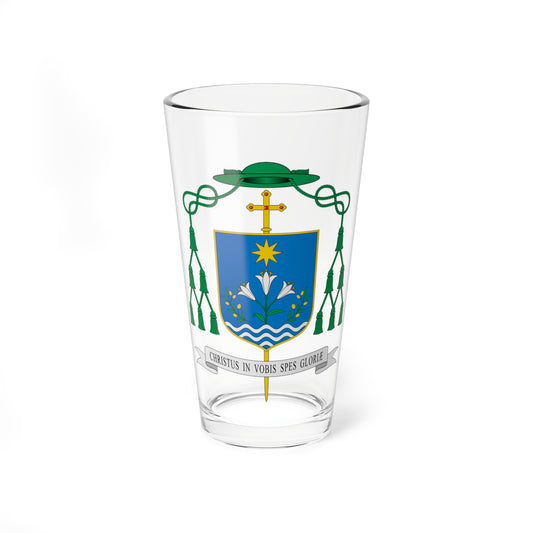 Escudo de Antônio Carlos Paiva (Spain) (Coat of Arms) Pint Glass 16oz