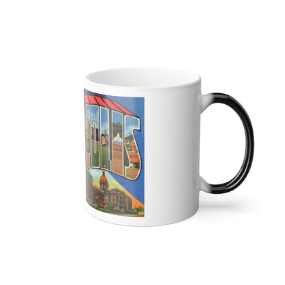Greetings From Indianapolis (Greeting Postcards) Color Changing Mug 11oz