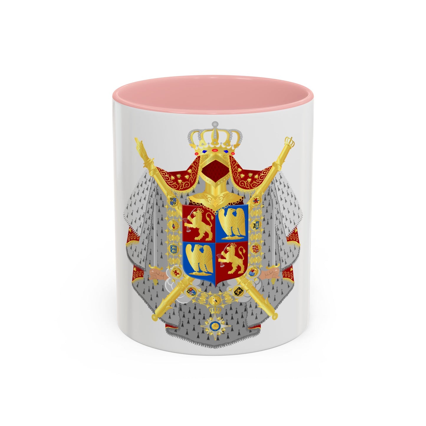 Coat of arms of kingdom Holland King Lodewijk 1808 - Accent Coffee Mug