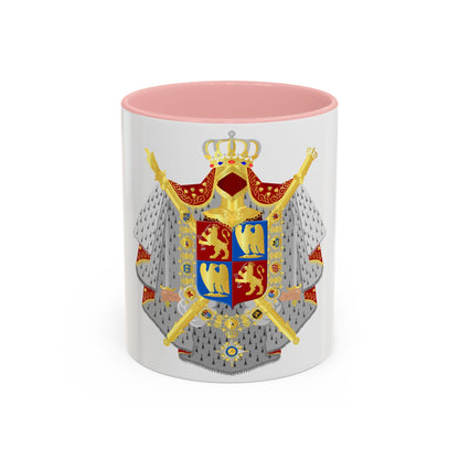 Coat of arms of kingdom Holland King Lodewijk 1808 - Accent Coffee Mug