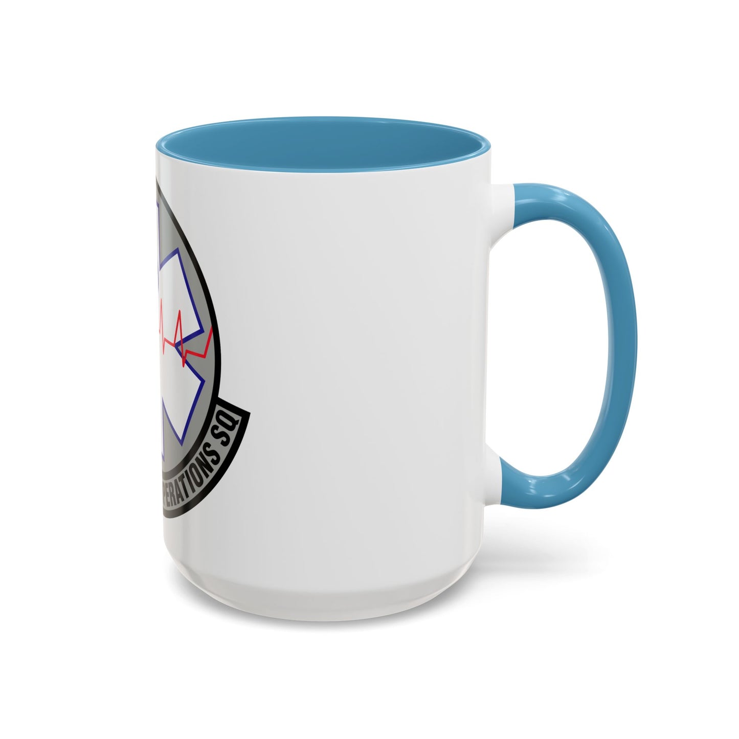 7 Healthcare Operations Squadron AFGSC (U.S. Air Force) Accent Coffee Mug