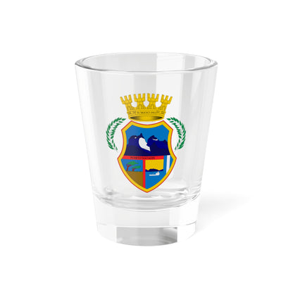 Escudo de Natales (Chile) (Coat of Arms) Shot Glass 1.5oz