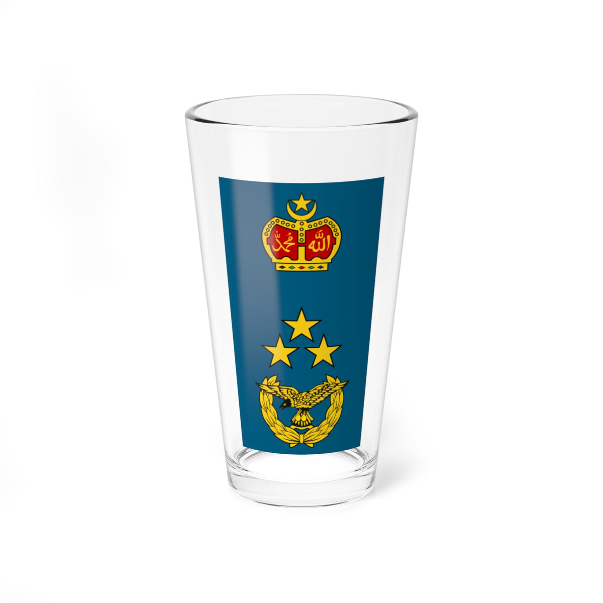 Malaysia Air Force OF 8 (Malaysia) (Military Rank) Pint Glass 16oz