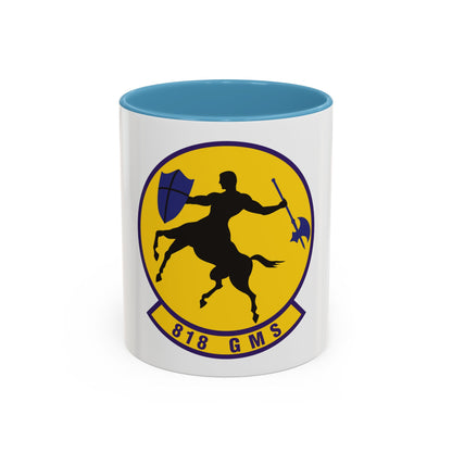 818th Global Mobility Squadron (U.S. Air Force) Accent Coffee Mug