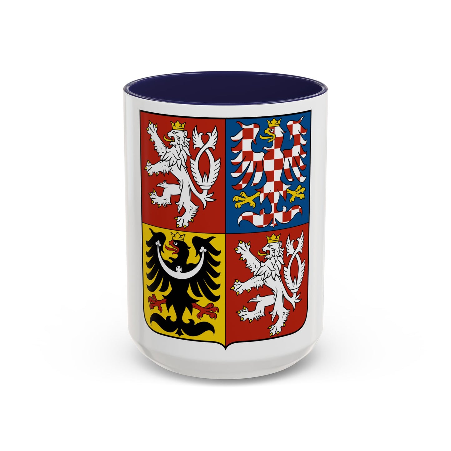 Coat of arms of the Czech Republic - Accent Coffee Mug