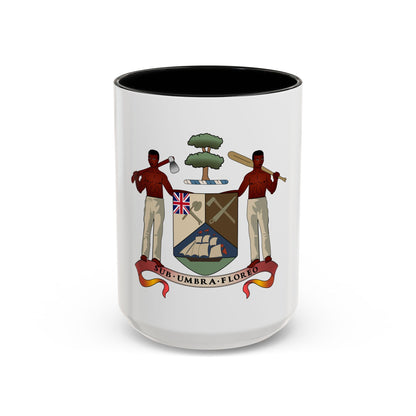 Coat of arms of British Honduras (1907-1967) - Accent Coffee Mug