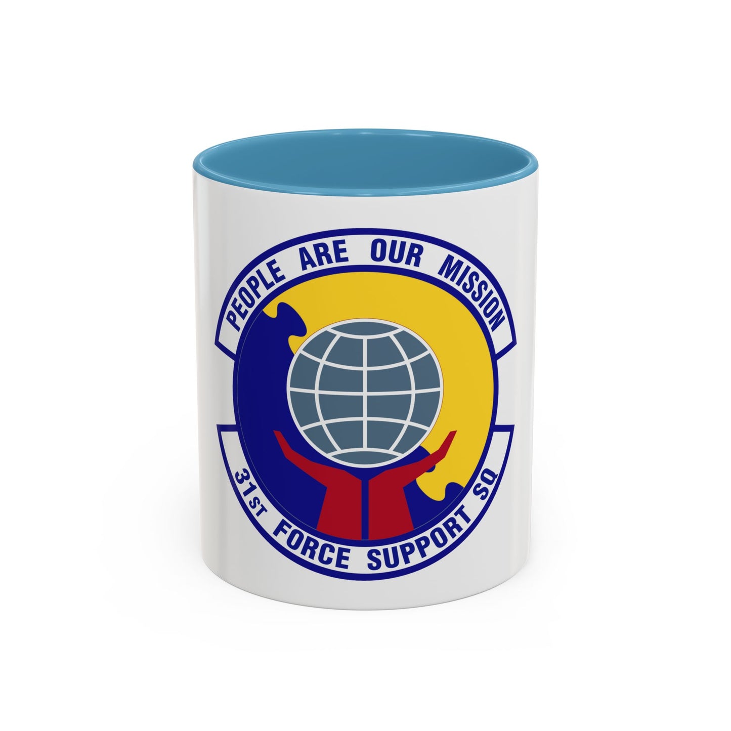 31st Force Support Squadron (U.S. Air Force) Accent Coffee Mug