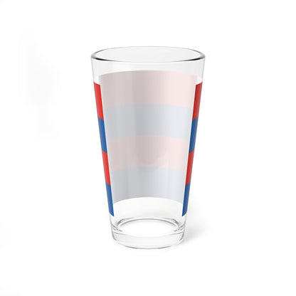 Flag of Budafok 1941 (Hungary) Pint Glass 16oz