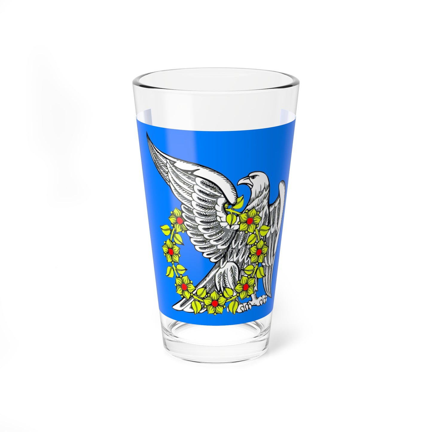 Flag Rakhya Leningrad oblast (Russia) Pint Glass 16oz