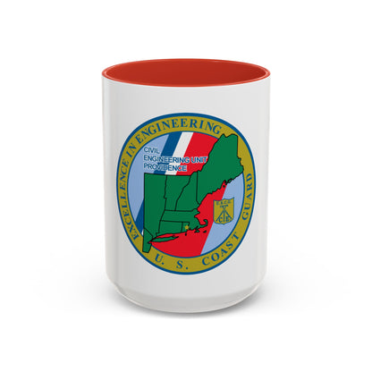 USCG Civil Engineering Unit Providence (U.S. Coast Guard) Accent Coffee Mug
