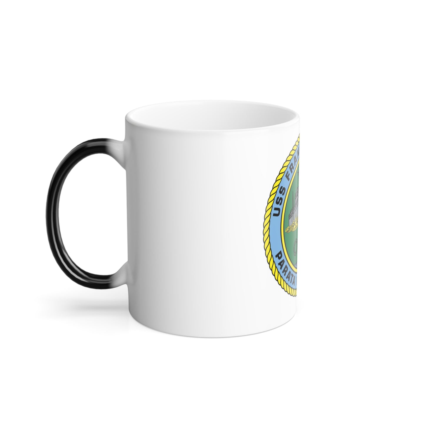 USS Frank Cable AS40 Parata Vollensque (U.S. Navy) Color Changing Mug 11oz