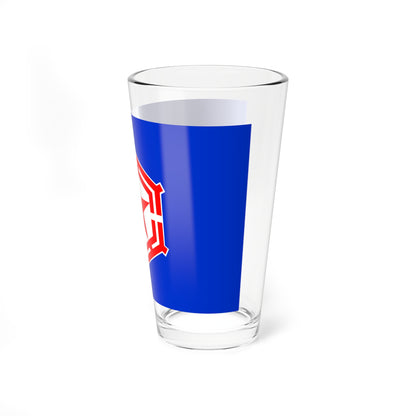 Flag of Obira Hokkaido (Japan) Pint Glass 16oz