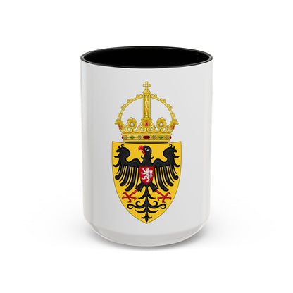 Coat of arms of Charles IV, Holy Roman Emperor - Accent Coffee Mug