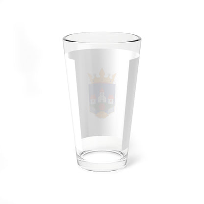 Flag of Ujtelek variant (Hungary) Pint Glass 16oz