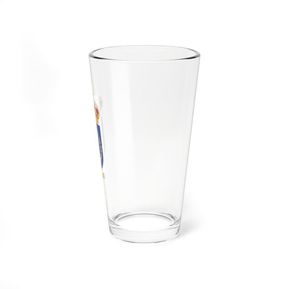 Försvarsmaktens HR-centrum vapen (Sweden) (Coat of Arms) Pint Glass 16oz