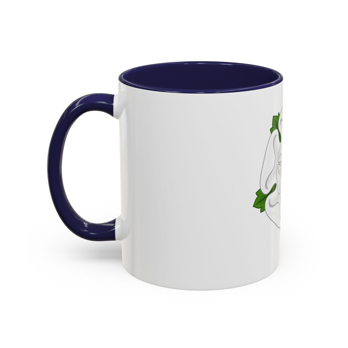 White Rose Badge of York - Accent Coffee Mug