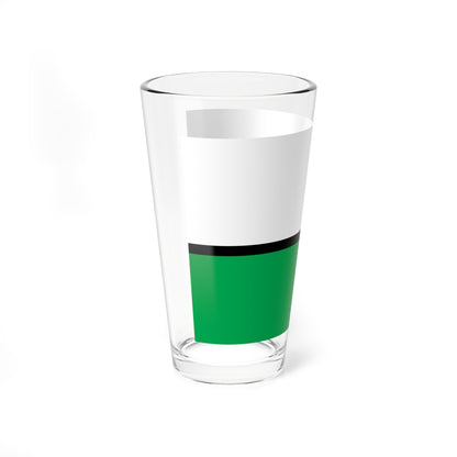 Flag of Novokuznetsk Kemerovo oblast (Russia) Pint Glass 16oz