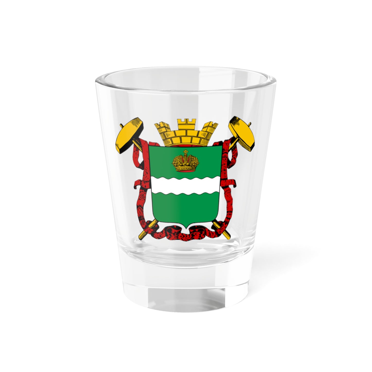 Coat of arms of Kaluga 1859 (Russia) (Coat of Arms) Shot Glass 1.5oz