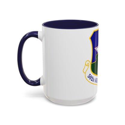 502d Air Base Wing (U.S. Air Force) Accent Coffee Mug