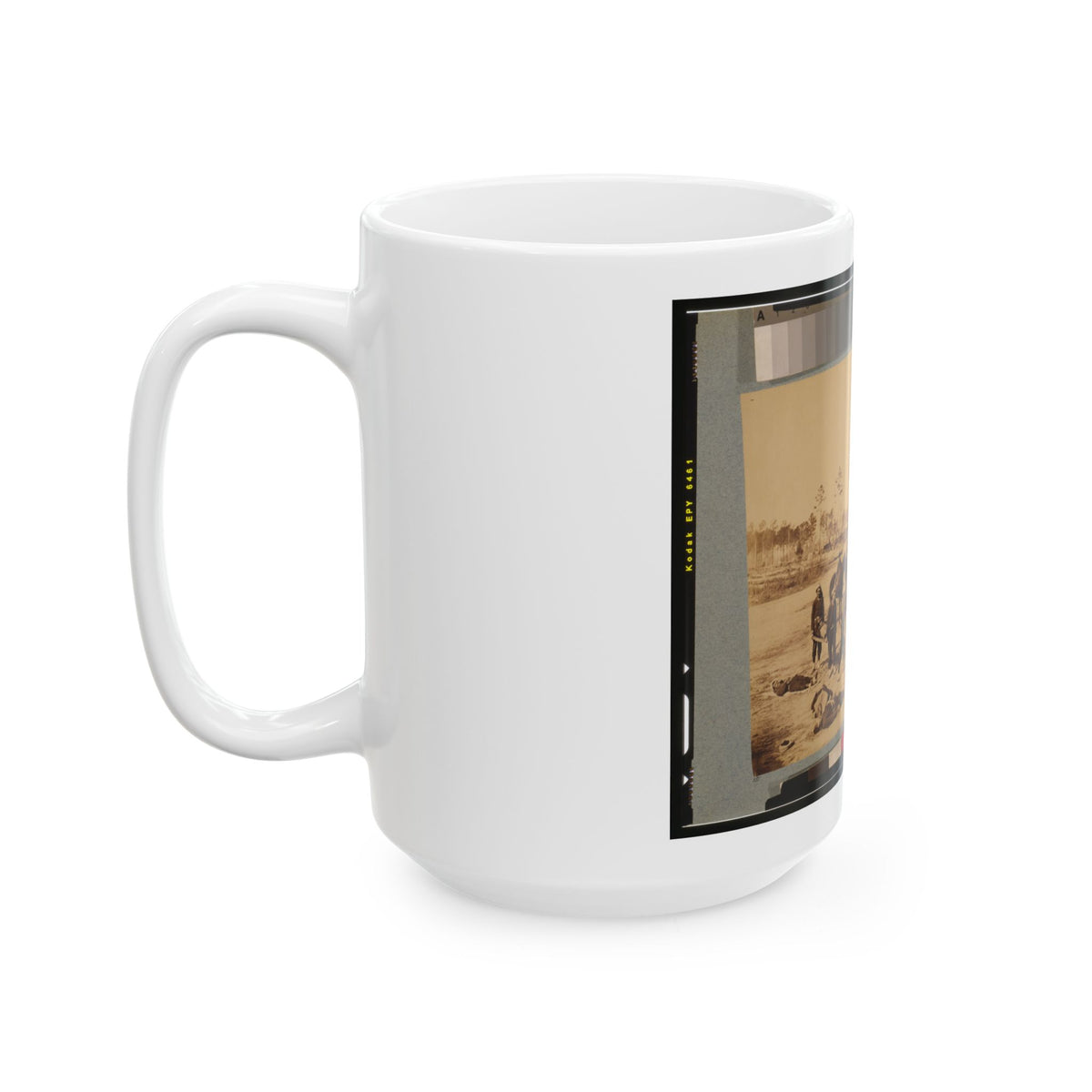 Ambulance Drill At Headquarters Army Of Potomac, Near Brandy Station, Va., March, 1864 (U.S. Civil War) White Coffee Mug