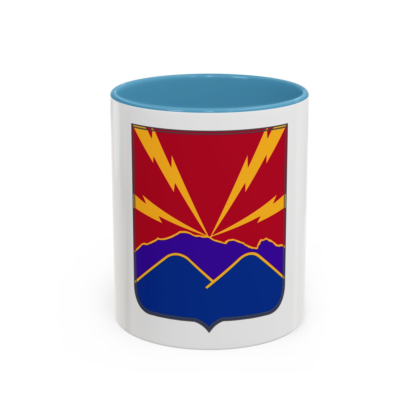 593rd Field Artillery Battalion v2 (U.S. Army) Accent Coffee Mug