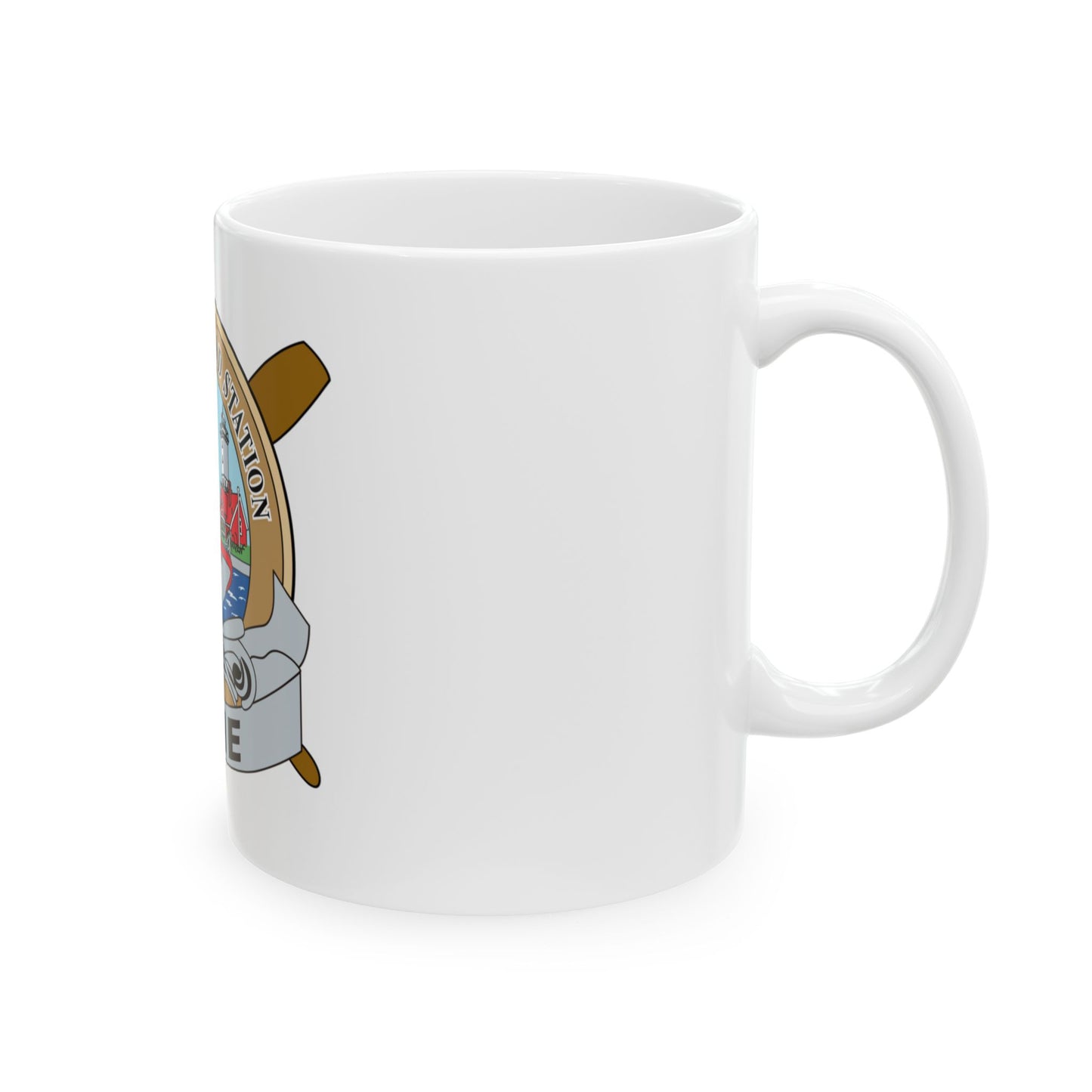 USCG Station Erie (U.S. Coast Guard) White Coffee Mug