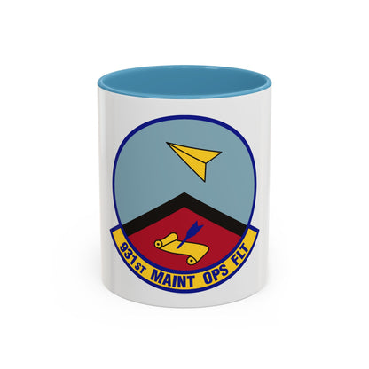931st Maintenance Operations Flight (U.S. Air Force) Accent Coffee Mug
