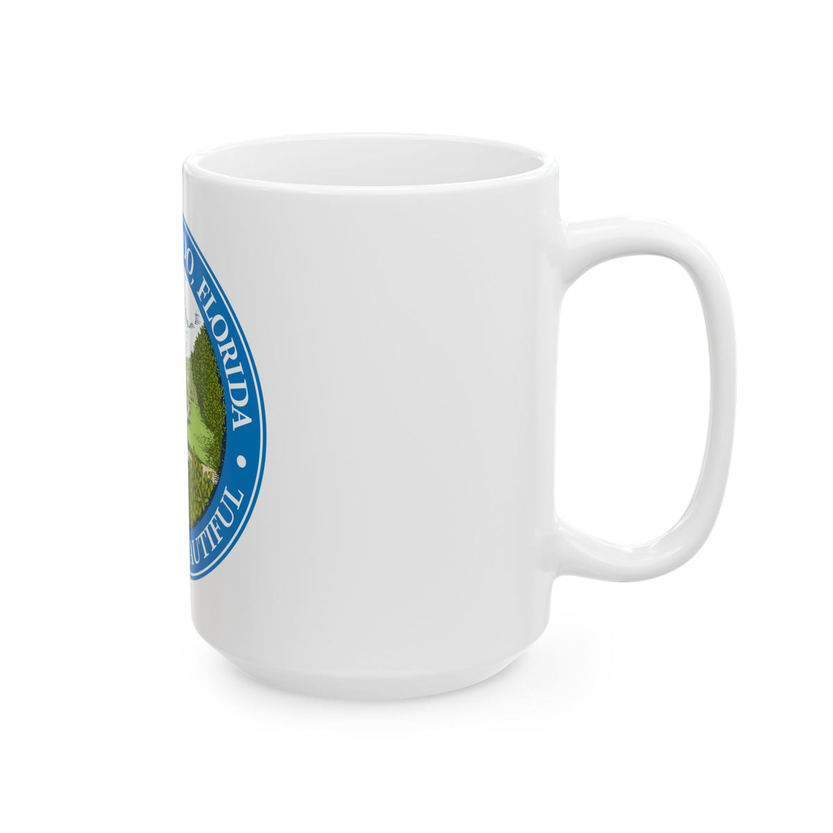 Seal of Orlando Florida - White Coffee Mug