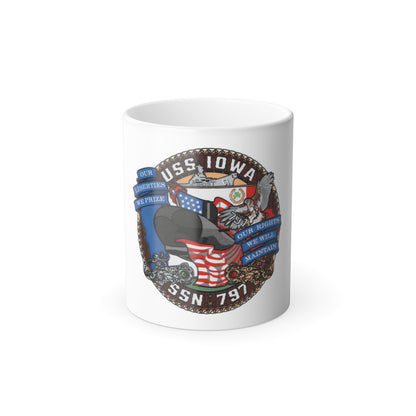 USS IOWA SSN 797 (U.S. Navy) Color Changing Mug 11oz