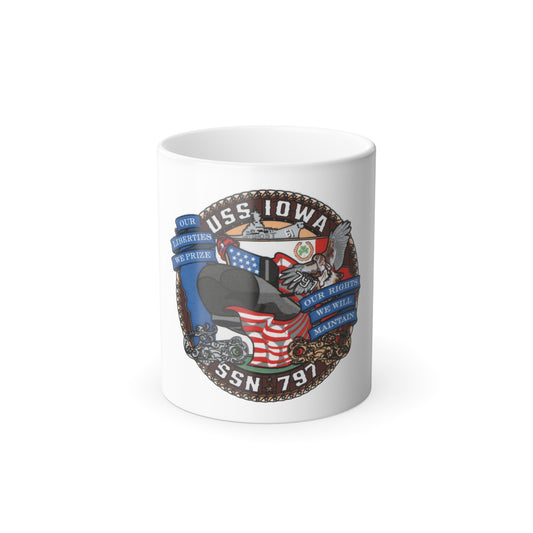 USS IOWA SSN 797 (U.S. Navy) Color Changing Mug 11oz