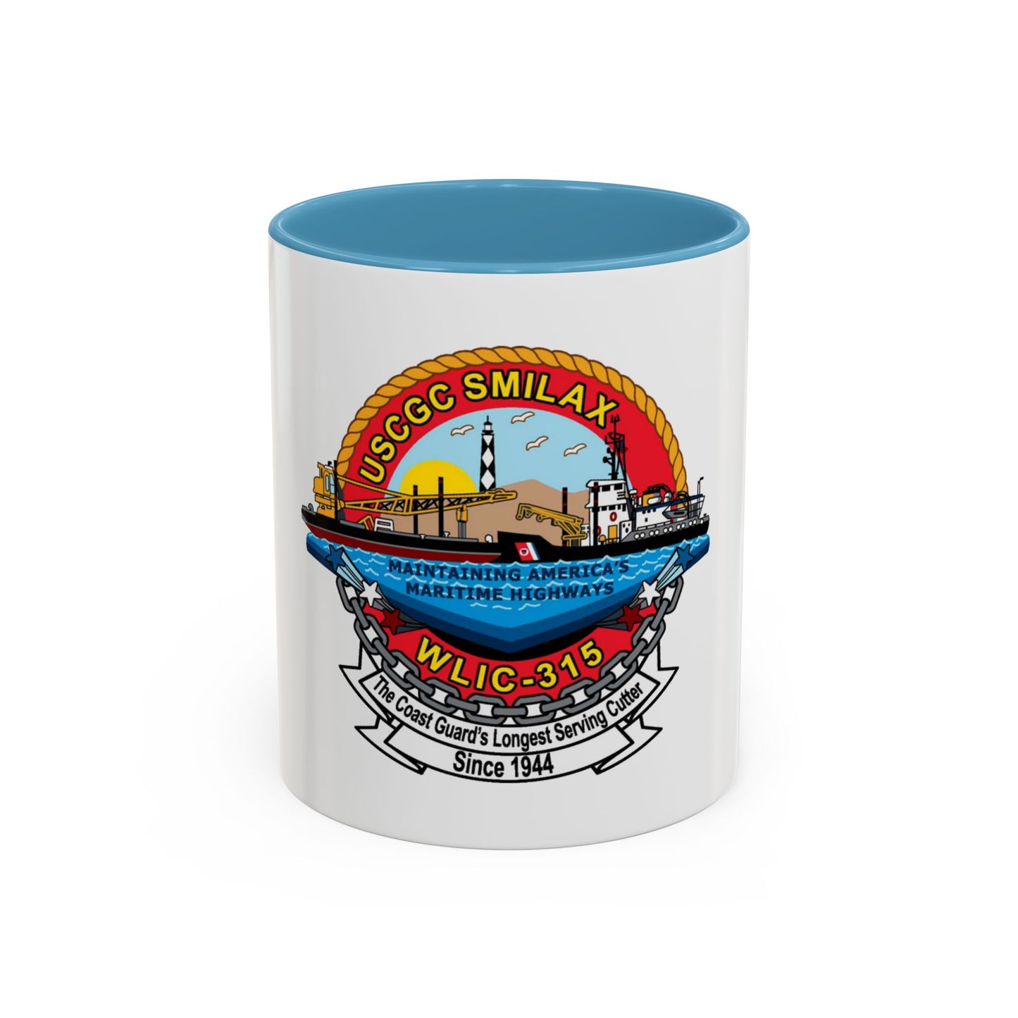 CGC Smilax WLIC   315 (U.S. Coast Guard) Accent Coffee Mug