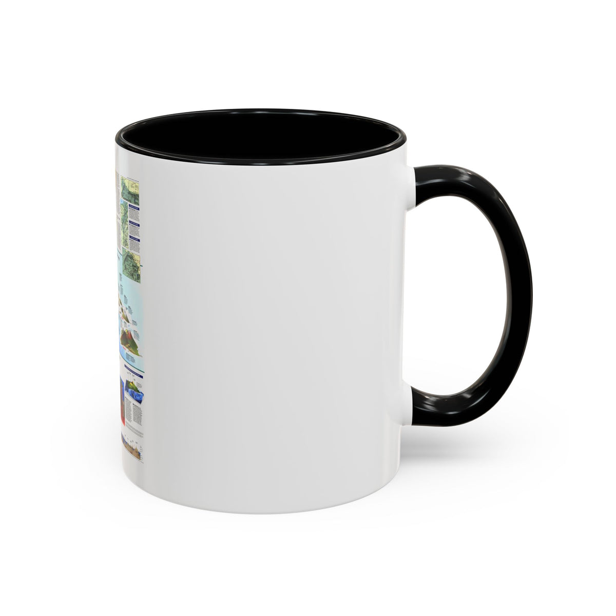 USA - Rediscovering Hawaii (1995) (Map) Accent Coffee Mug