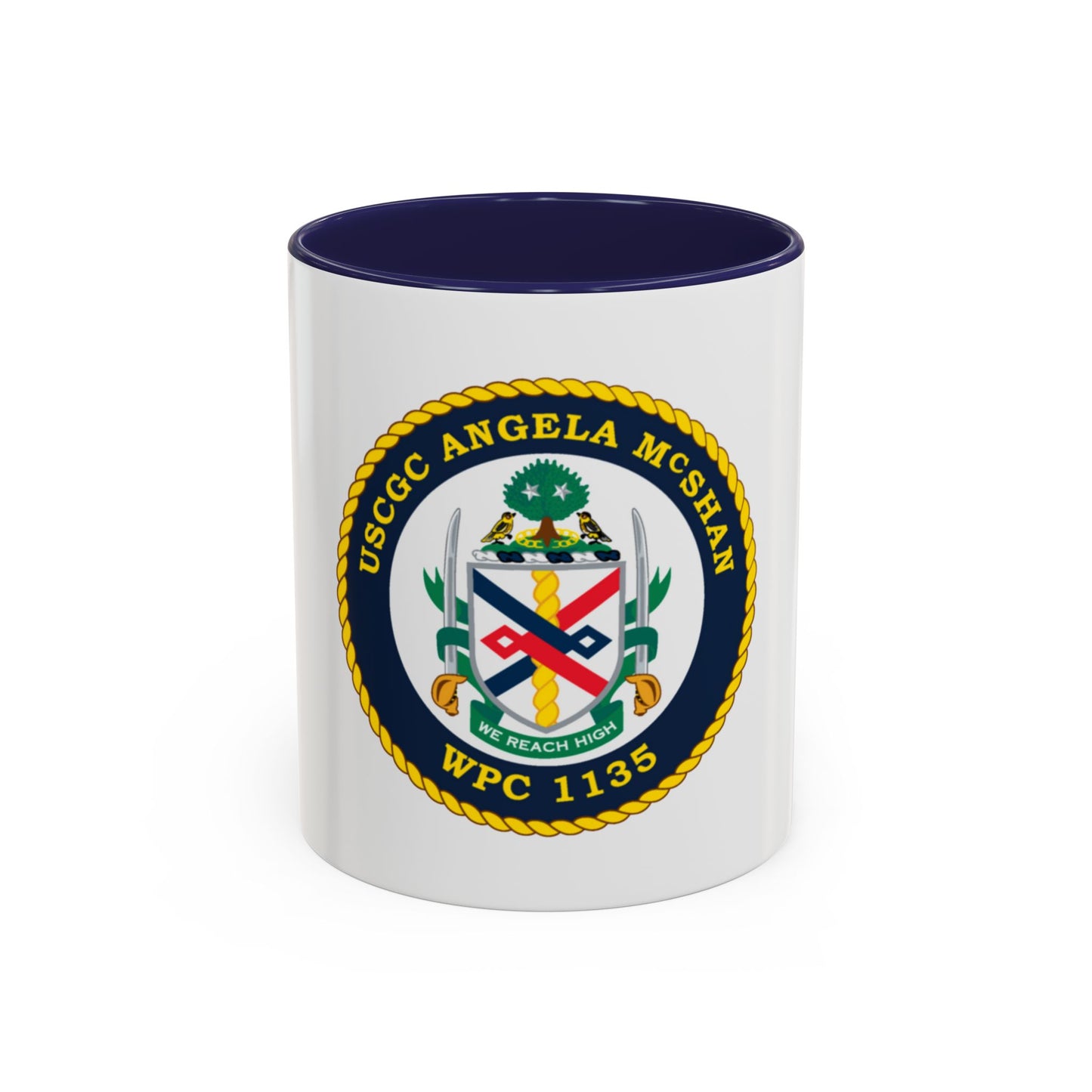USCGC ANGELA McSHAN WPC 1135 (U.S. Coast Guard) Accent Coffee Mug