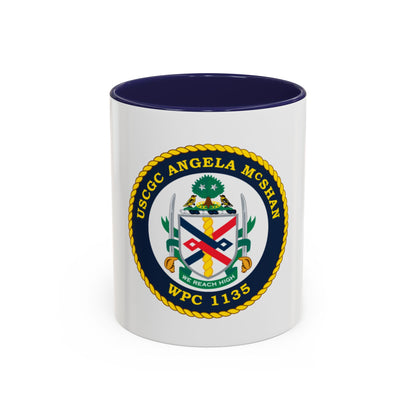 USCGC ANGELA McSHAN WPC 1135 (U.S. Coast Guard) Accent Coffee Mug