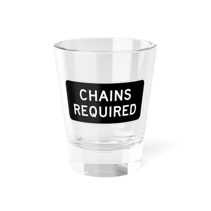MUTCD-CA R76 (California) (Road Sign) Shot Glass 1.5oz