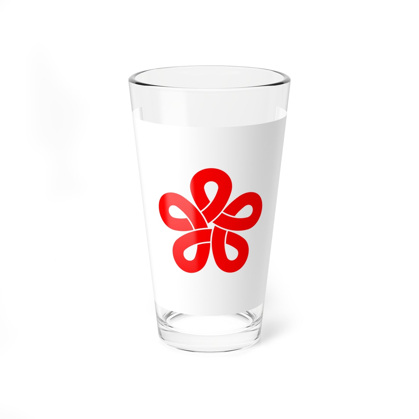 Flag of Fukuoka Prefecture variant2 (Japan) Pint Glass 16oz