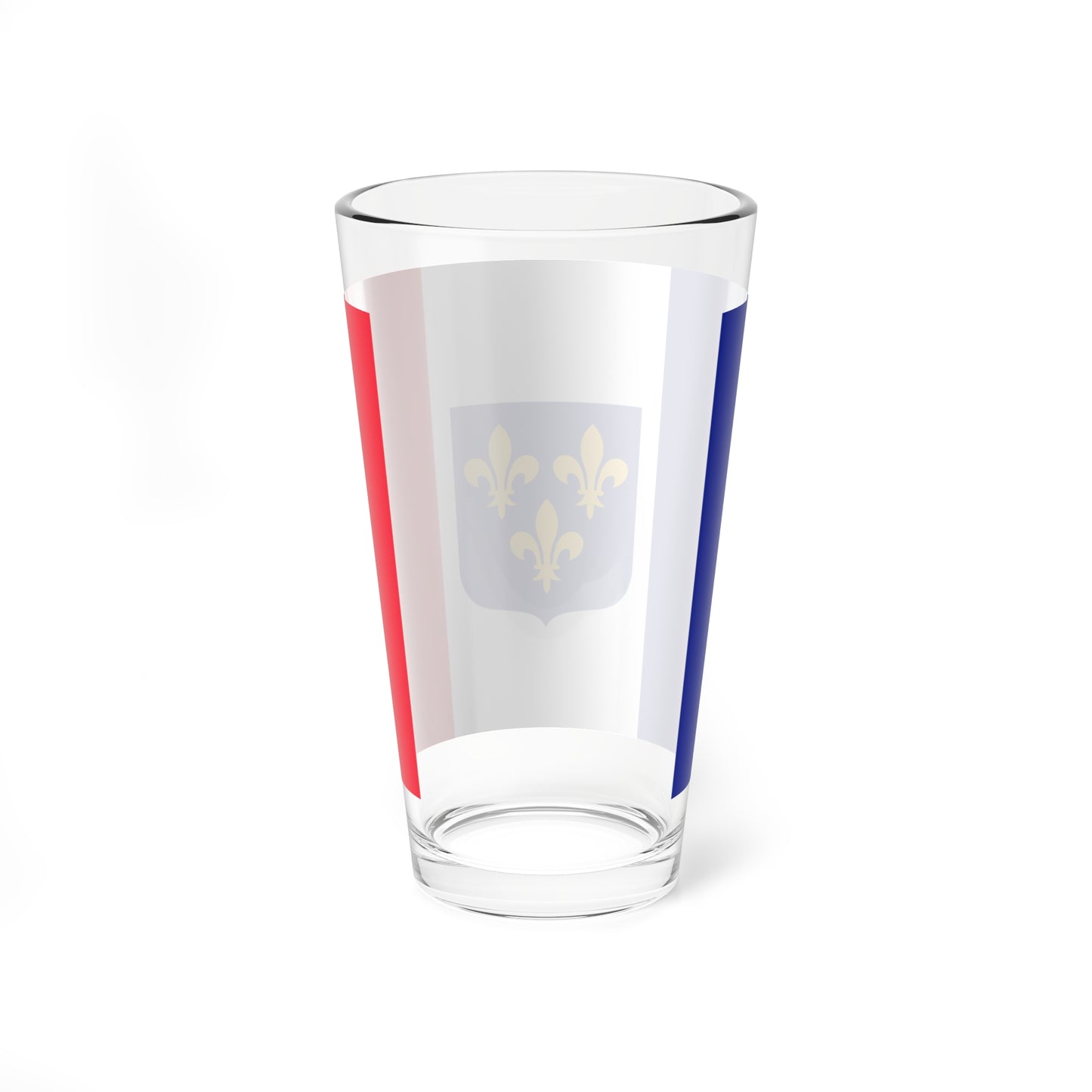 Flag of Constitutional Royal France no Crown (Belgium) Pint Glass 16oz
