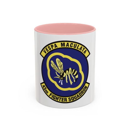 43d Fighter Squadron (U.S. Air Force) Accent Coffee Mug