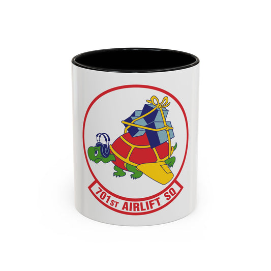 701st Airlift Squadron (U.S. Air Force) Accent Coffee Mug