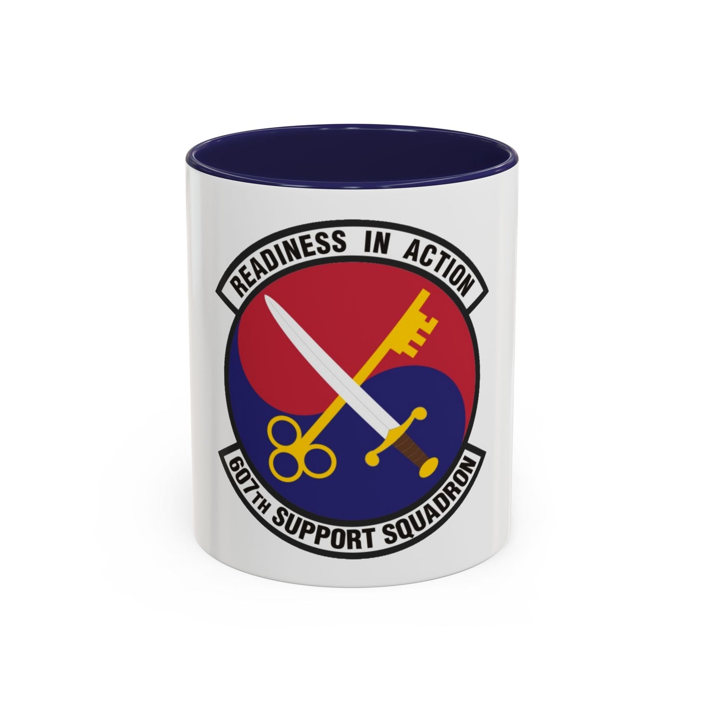 607th Support Squadron (U.S. Air Force) Accent Coffee Mug