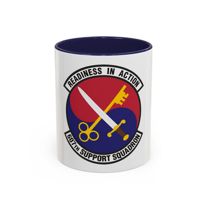 607th Support Squadron (U.S. Air Force) Accent Coffee Mug
