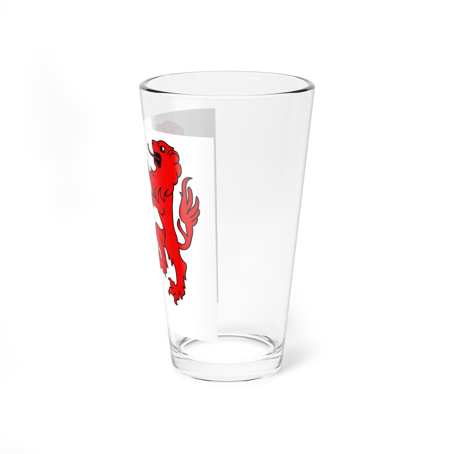 CHE Conthey District Flag (Switzerland) Pint Glass 16oz