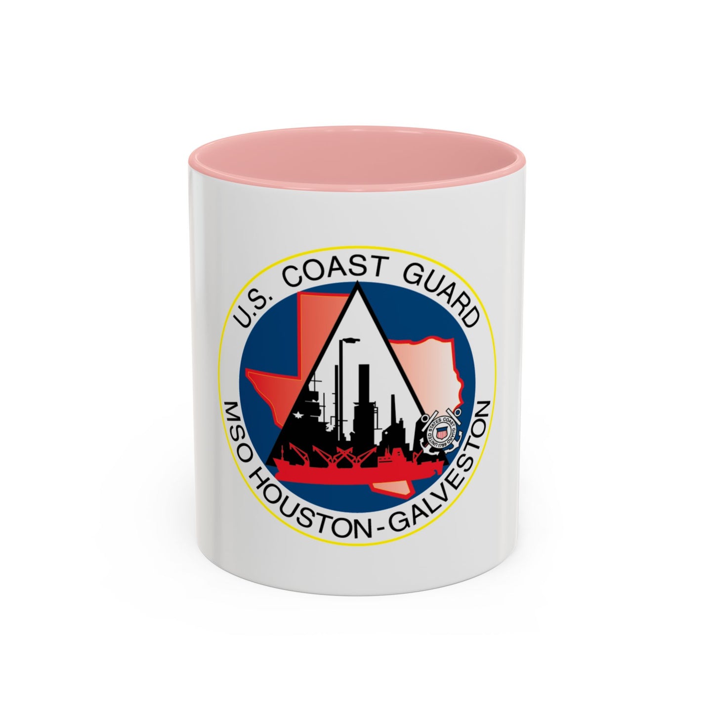 USCG MSO Houston Galveston (U.S. Coast Guard) Accent Coffee Mug