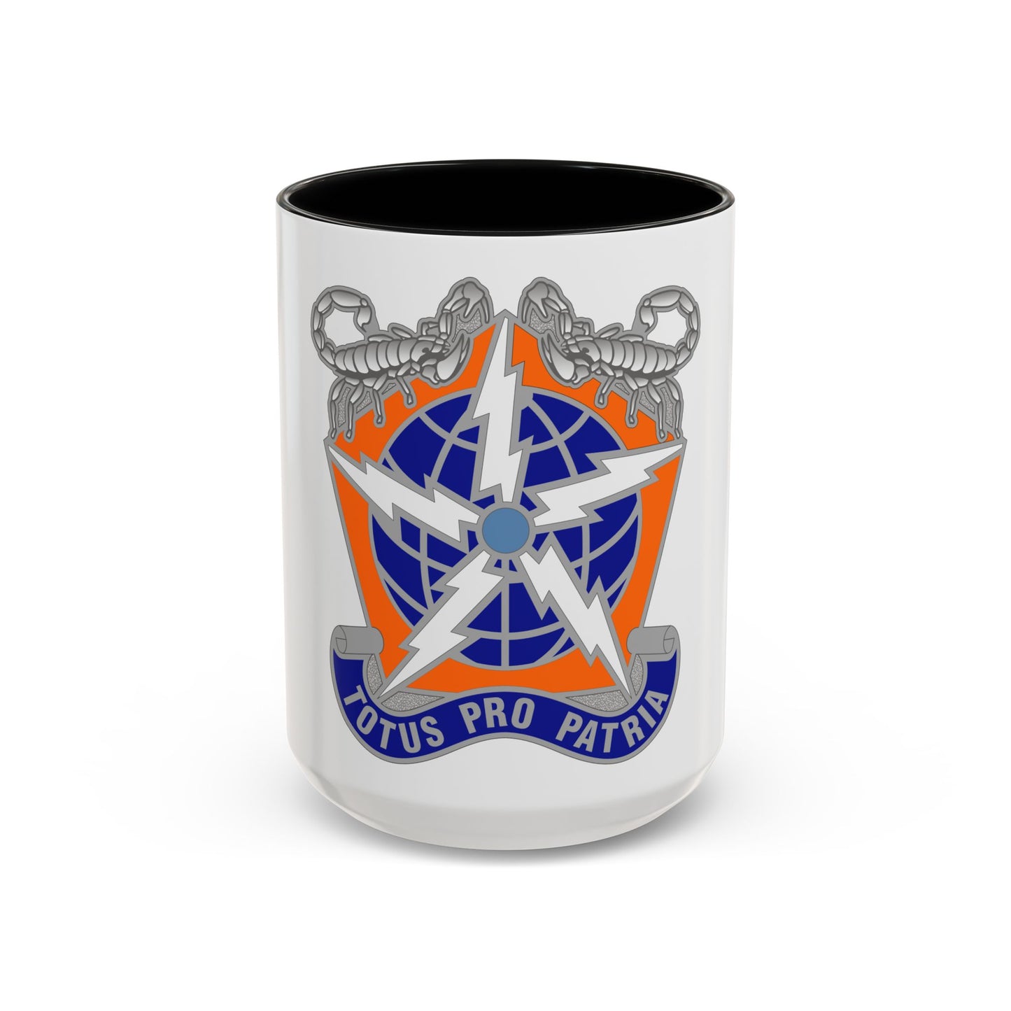 505 Signal Brigade 3 (U.S. Army) Accent Coffee Mug