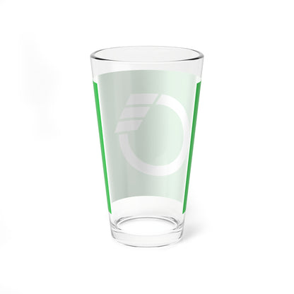 Flag of Minowa Nagano normal (Japan) Pint Glass 16oz