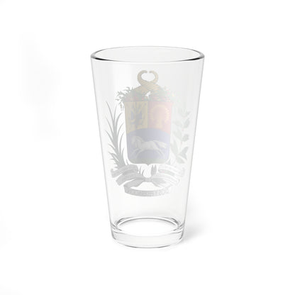 Coat of arms of Venezuela 1911-1930 (United States) (Coat of Arms) Pint Glass 16oz