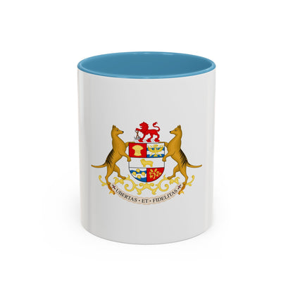 Coat of arms of Tasmania - Accent Coffee Mug